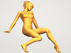 naked girl g03 3D-printmodel