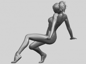 naked girl g03 3D-printmodel