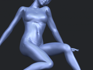 naked girl g03 3D-printmodel