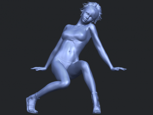 naked girl g03 3D-printmodel