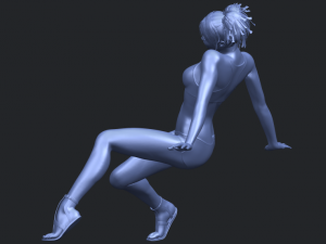 naked girl g03 3D-printmodel