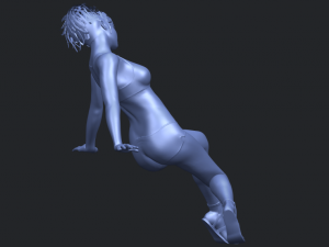 naked girl g03 3D-printmodel