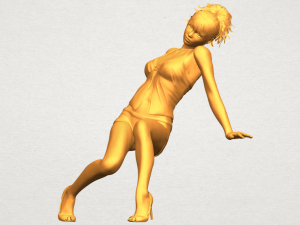 naked girl g04 Modello di stampa 3D
