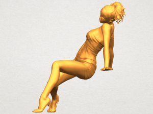 naked girl g04 Modello di stampa 3D