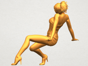 naked girl g04 Modello di stampa 3D