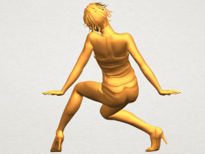 naked girl g04 Modello di stampa 3D