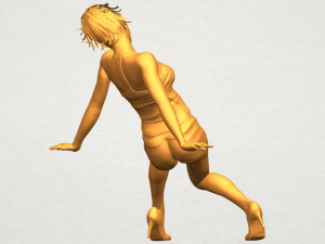 naked girl g04 Modello di stampa 3D