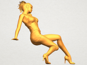 naked girl g04 Modello di stampa 3D