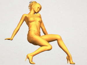 naked girl g04 Modello di stampa 3D