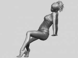 naked girl g04 Modello di stampa 3D