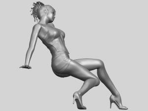naked girl g04 Modello di stampa 3D