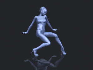 naked girl g04 Modello di stampa 3D