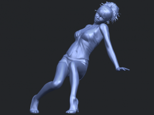 naked girl g04 Modello di stampa 3D