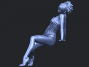 naked girl g04 Modello di stampa 3D
