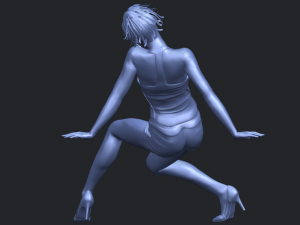 naked girl g04 Modello di stampa 3D