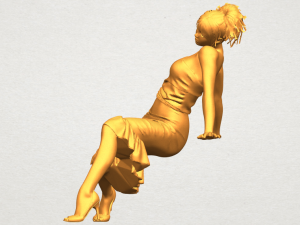 naked girl g05 Modello di stampa 3D