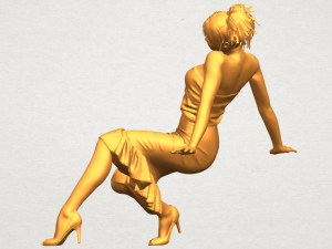naked girl g05 Modello di stampa 3D