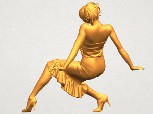 naked girl g05 Modello di stampa 3D