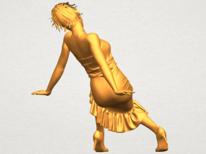 naked girl g05 Modello di stampa 3D