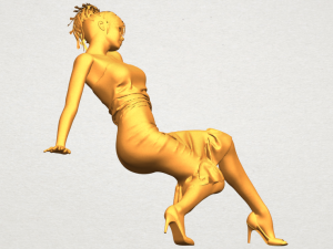 naked girl g05 Modello di stampa 3D