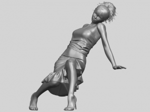 naked girl g05 Modello di stampa 3D