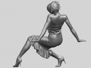 naked girl g05 Modello di stampa 3D