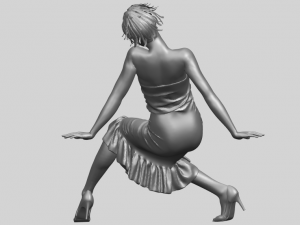 naked girl g05 Modello di stampa 3D