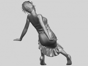 naked girl g05 Modello di stampa 3D
