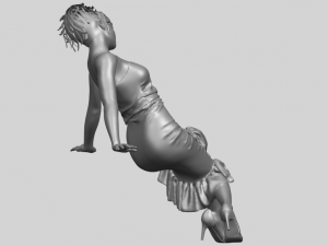 naked girl g05 Modello di stampa 3D