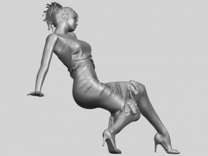 naked girl g05 Modello di stampa 3D