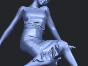 naked girl g05 Modello di stampa 3D