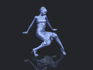 naked girl g05 Modello di stampa 3D
