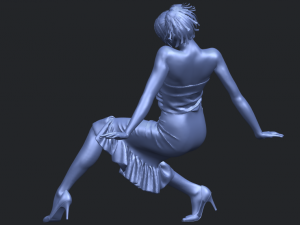 naked girl g05 Modello di stampa 3D