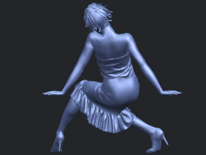 naked girl g05 Modello di stampa 3D