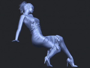 naked girl g05 Modello di stampa 3D