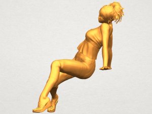naked girl g06 3D Baskı Modeli
