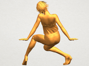 naked girl g06 3D Baskı Modeli