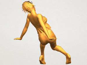 naked girl g06 3D Baskı Modeli