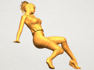 naked girl g06 3D Baskı Modeli