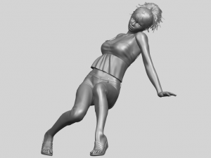 naked girl g06 3D Baskı Modeli