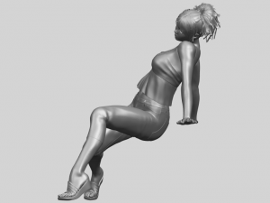 naked girl g06 3D Baskı Modeli