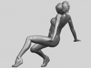 naked girl g06 3D Baskı Modeli