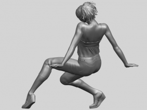 naked girl g06 3D Baskı Modeli