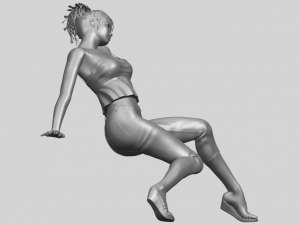 naked girl g06 3D Baskı Modeli