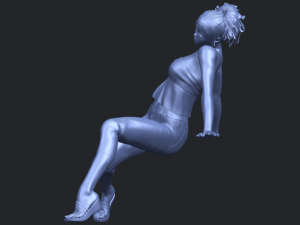 naked girl g06 3D Baskı Modeli