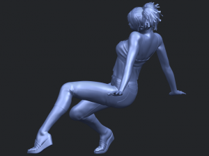 naked girl g06 3D Baskı Modeli