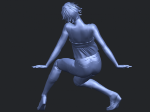 naked girl g06 3D Baskı Modeli