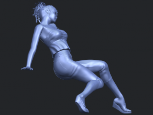 naked girl g06 3D Baskı Modeli