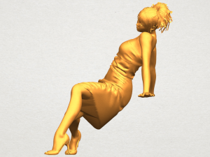 naked girl g07 Modèles 3D en vedette