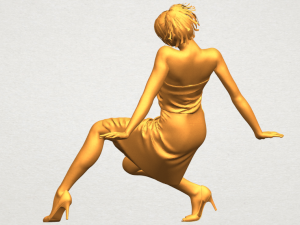 naked girl g07 Modèles 3D en vedette